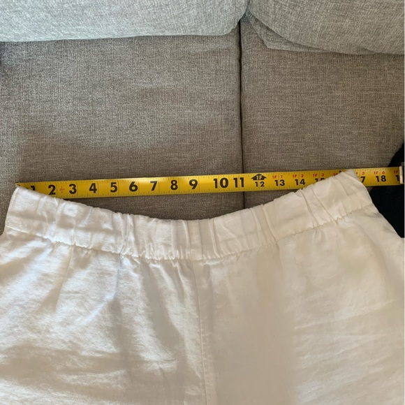 EUC Della Pants - Dallas Daws, white linen trousers pants, extra large, like new - Picture 12 of 13